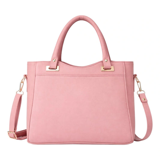 Irista Dusty Pink Shoulder Bag Elegant Leather