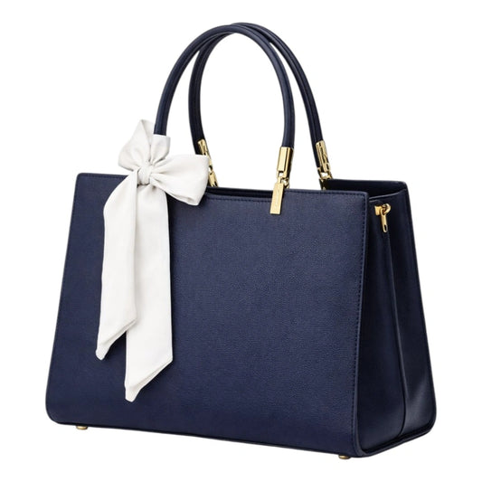 Irista Stylish Navy Blue Women Hand Bag Modern Leather