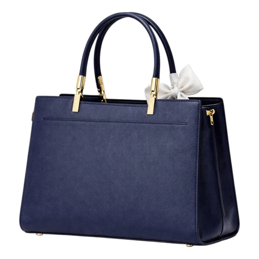 Irista Stylish Navy Blue Women Hand Bag Modern Leather