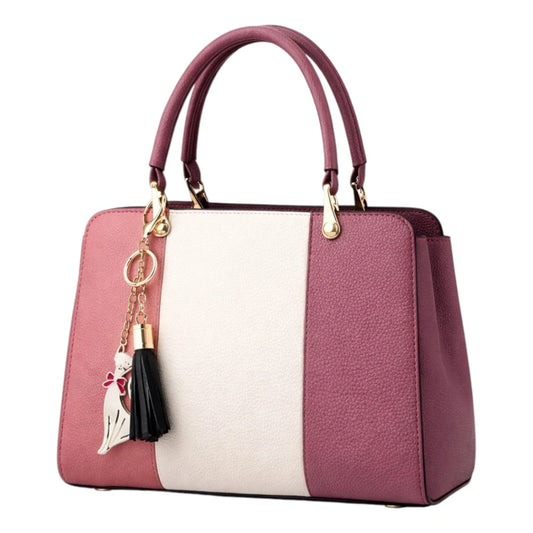 Irista Women’s Elegant Dusty Pink Hand Bag Stylish Leather